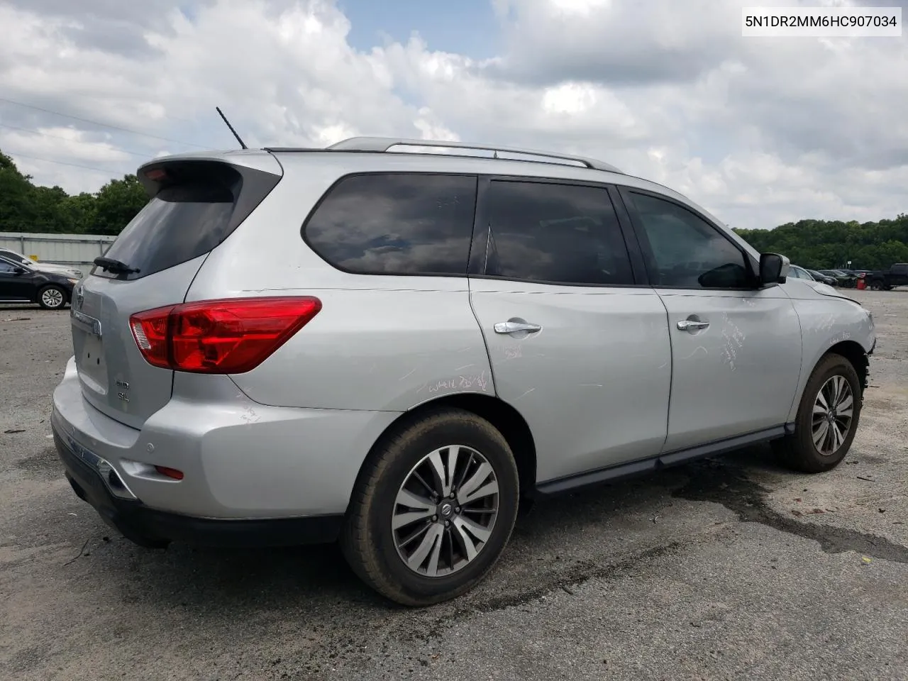 2017 Nissan Pathfinder S VIN: 5N1DR2MM6HC907034 Lot: 58965024