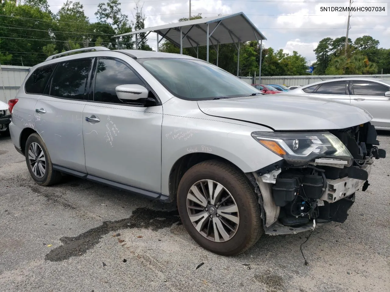 2017 Nissan Pathfinder S VIN: 5N1DR2MM6HC907034 Lot: 58965024