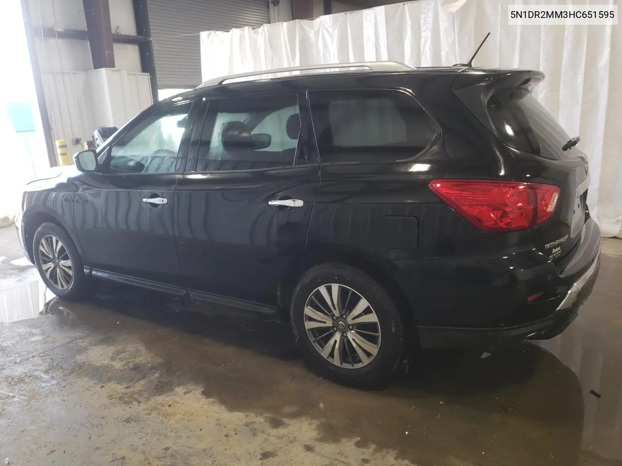 2017 Nissan Pathfinder S VIN: 5N1DR2MM3HC651595 Lot: 61673274