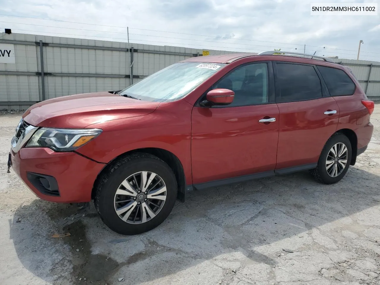 2017 Nissan Pathfinder S VIN: 5N1DR2MM3HC611002 Lot: 62097324