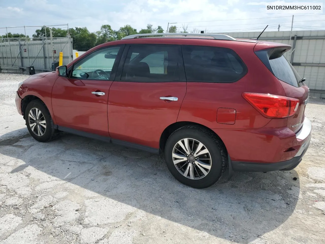 2017 Nissan Pathfinder S VIN: 5N1DR2MM3HC611002 Lot: 62097324