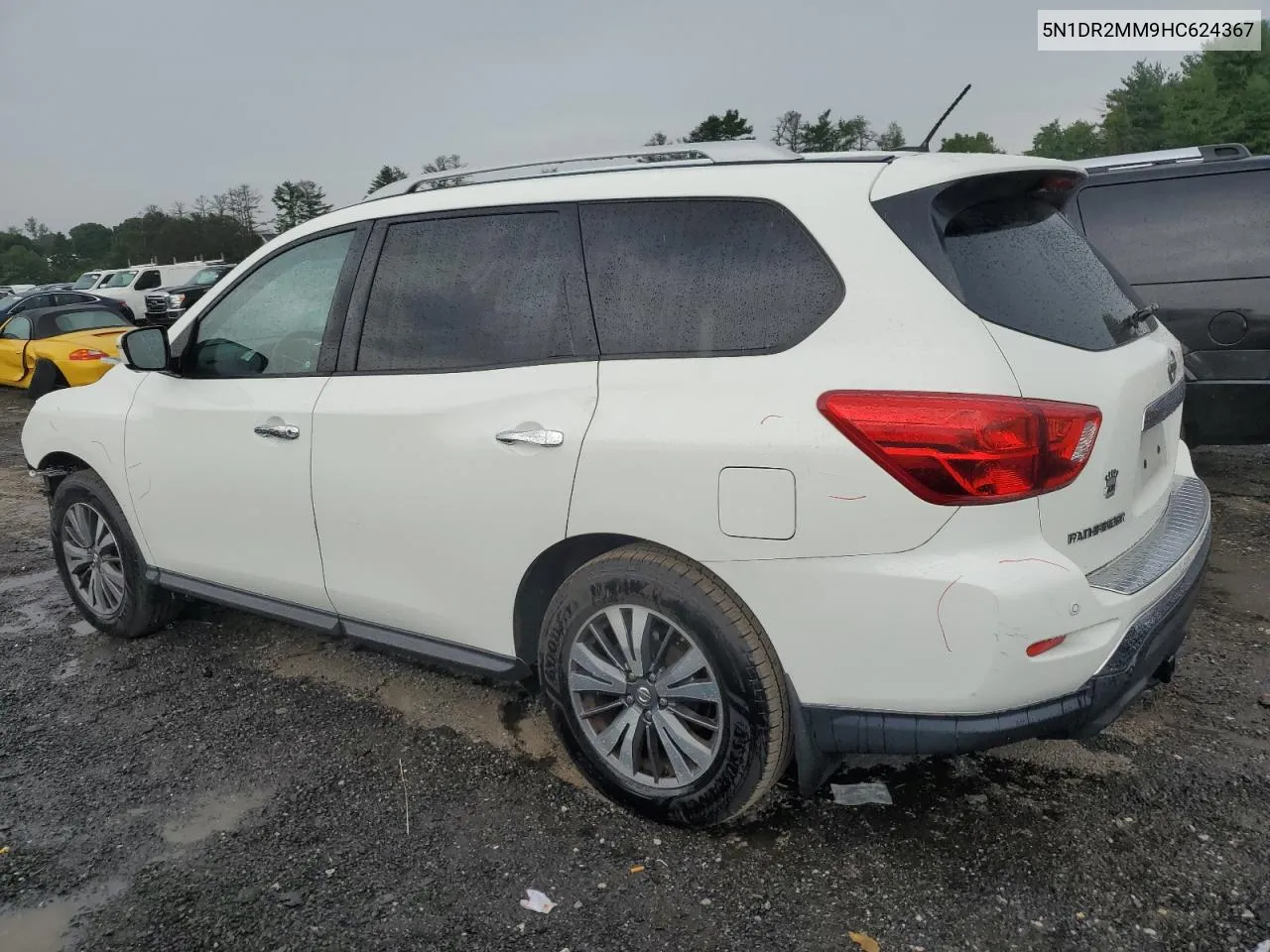 2017 Nissan Pathfinder S VIN: 5N1DR2MM9HC624367 Lot: 62481694