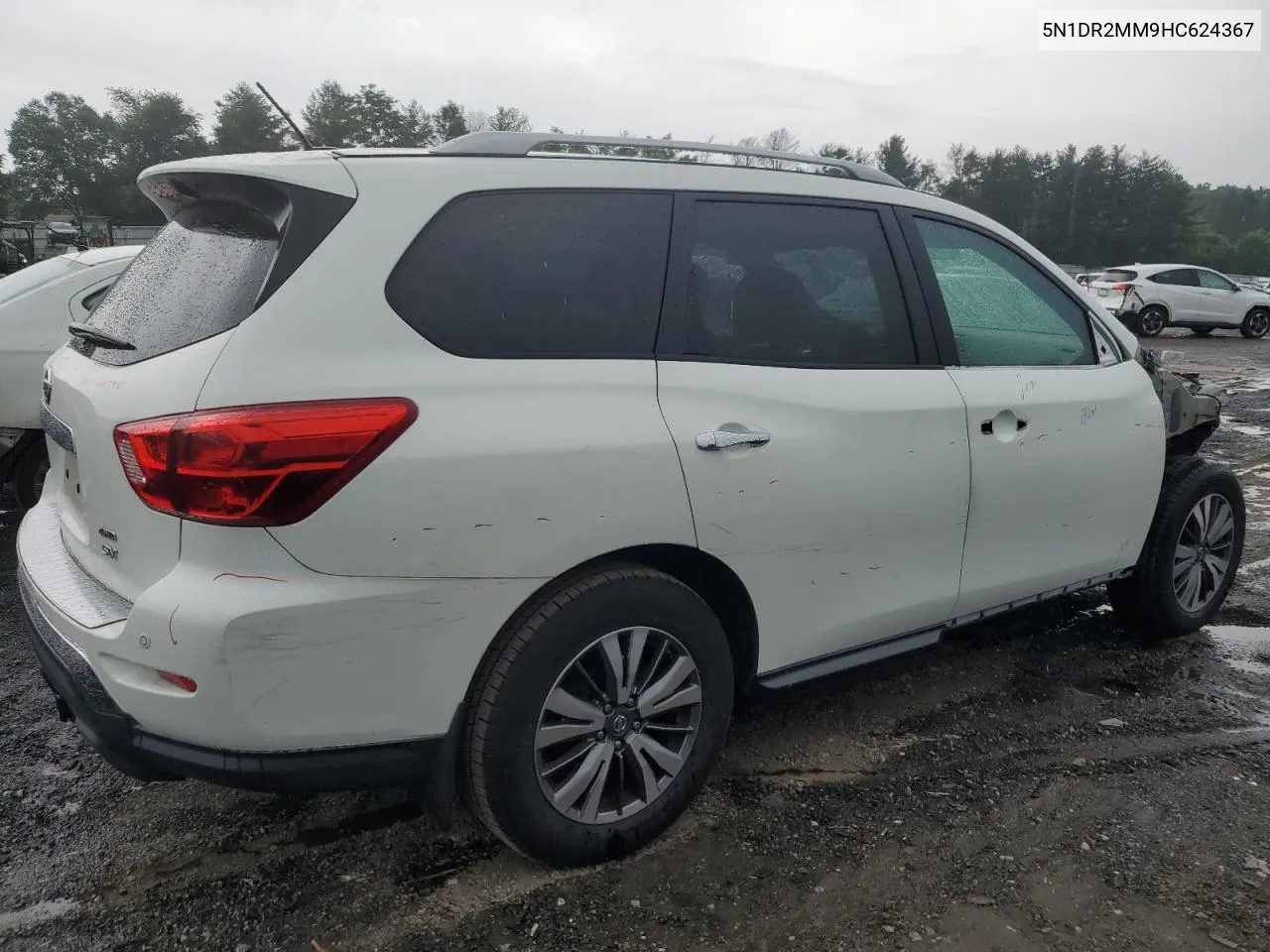 2017 Nissan Pathfinder S VIN: 5N1DR2MM9HC624367 Lot: 62481694