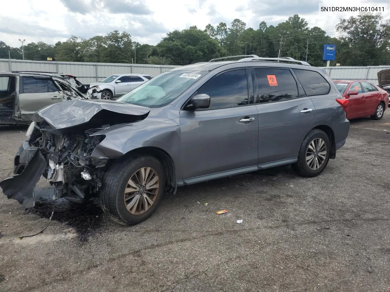 2017 Nissan Pathfinder S VIN: 5N1DR2MN3HC610411 Lot: 62863004