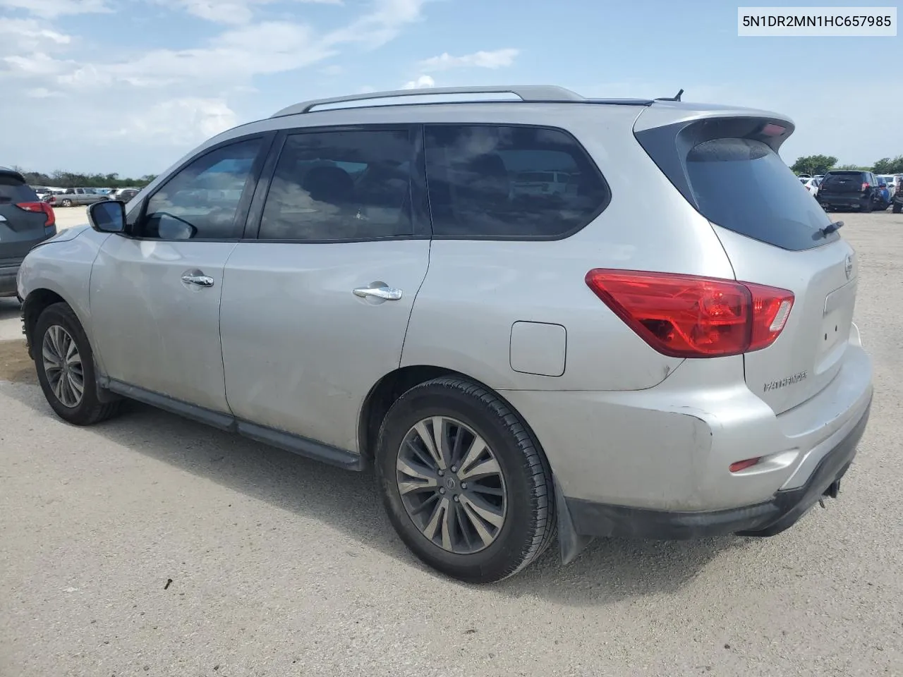 2017 Nissan Pathfinder S VIN: 5N1DR2MN1HC657985 Lot: 64065764