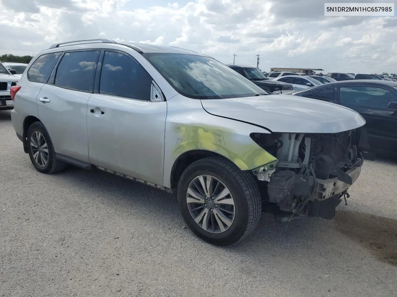 5N1DR2MN1HC657985 2017 Nissan Pathfinder S