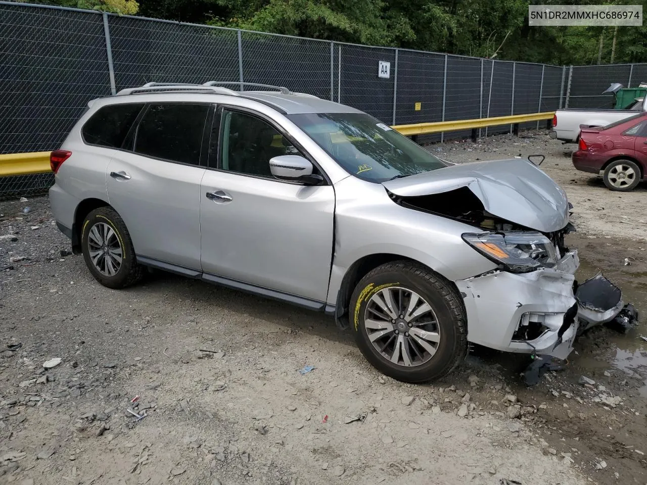 2017 Nissan Pathfinder S VIN: 5N1DR2MMXHC686974 Lot: 64407193