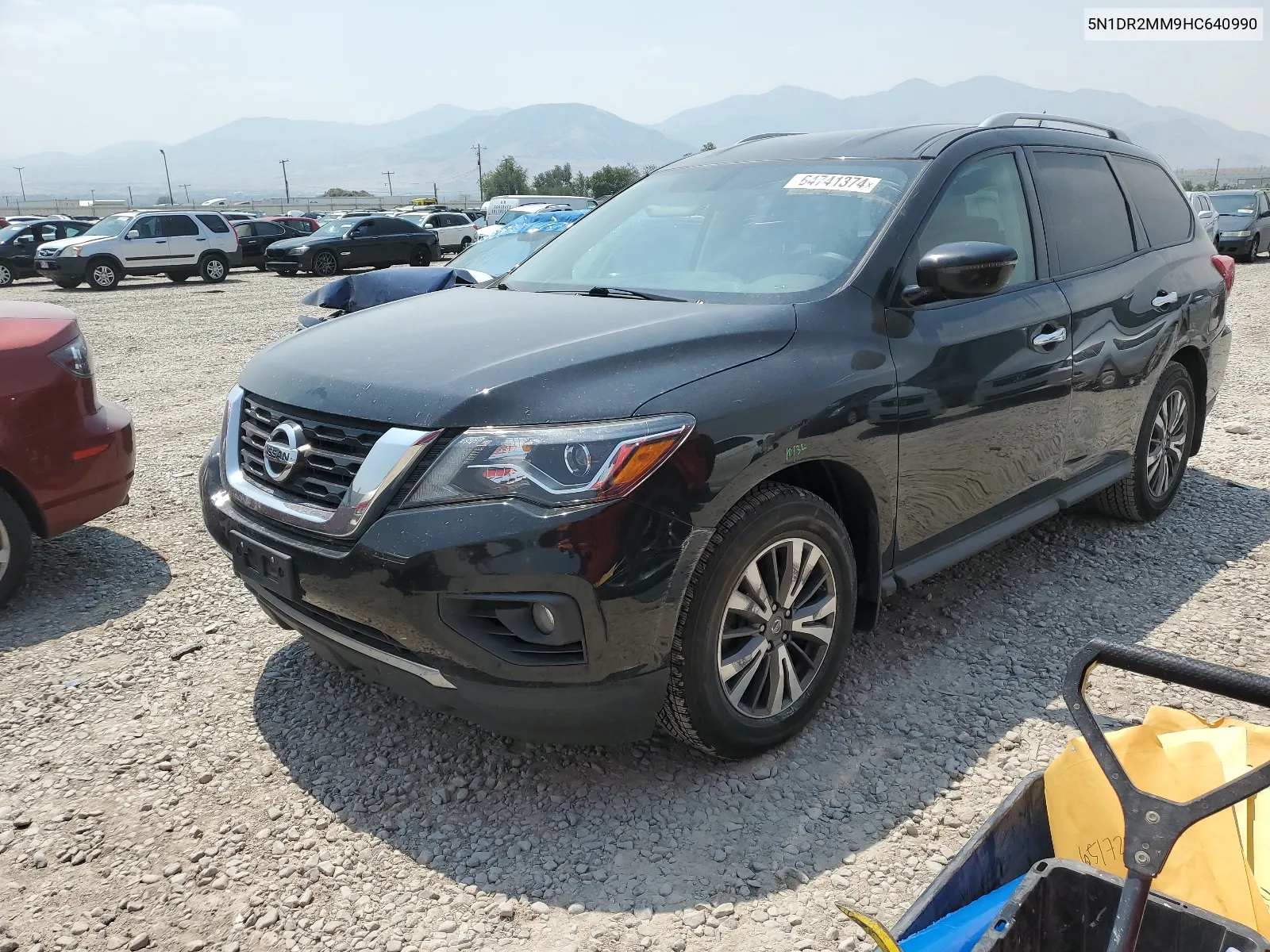 2017 Nissan Pathfinder S VIN: 5N1DR2MM9HC640990 Lot: 64741374