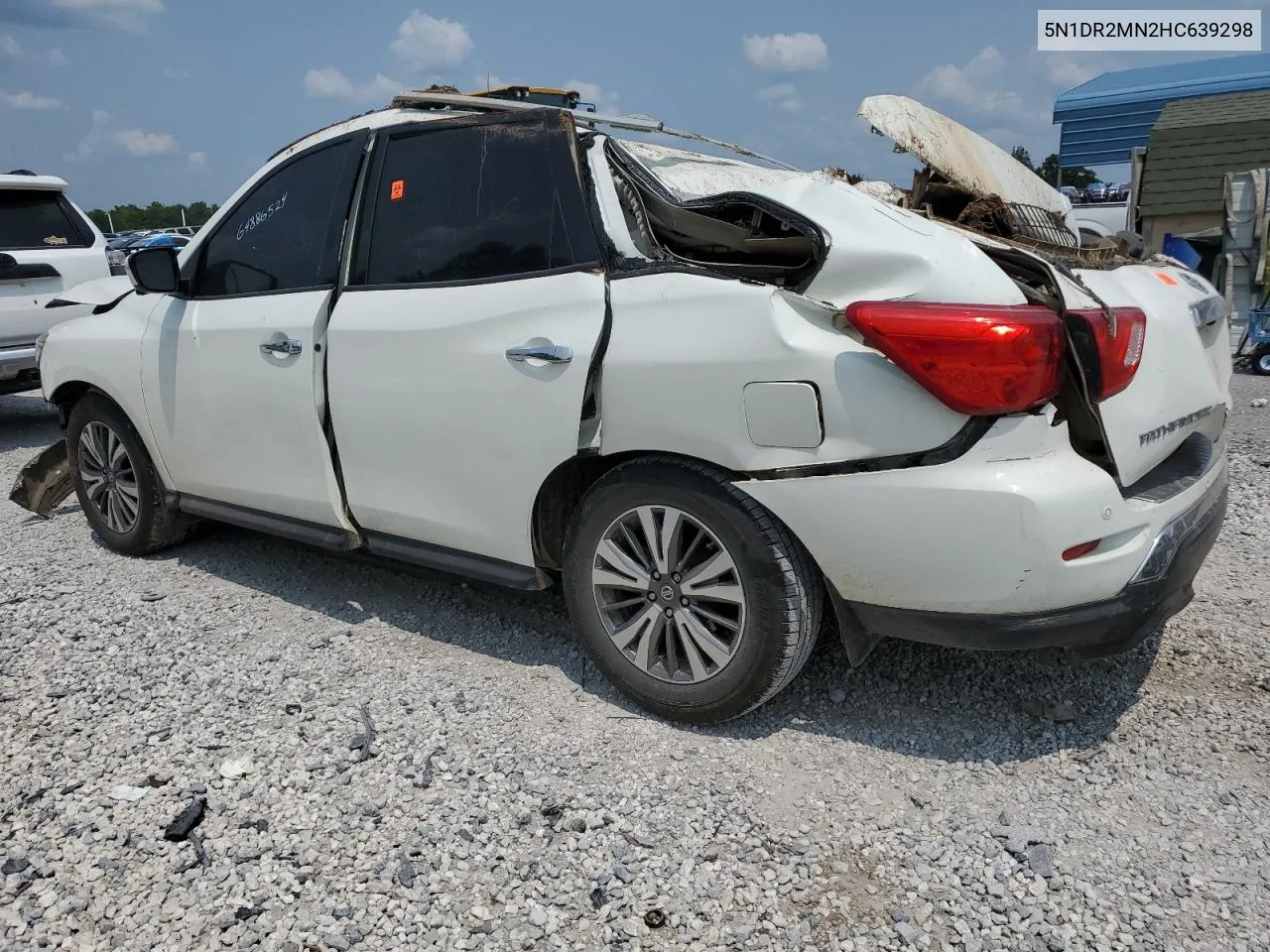 5N1DR2MN2HC639298 2017 Nissan Pathfinder S