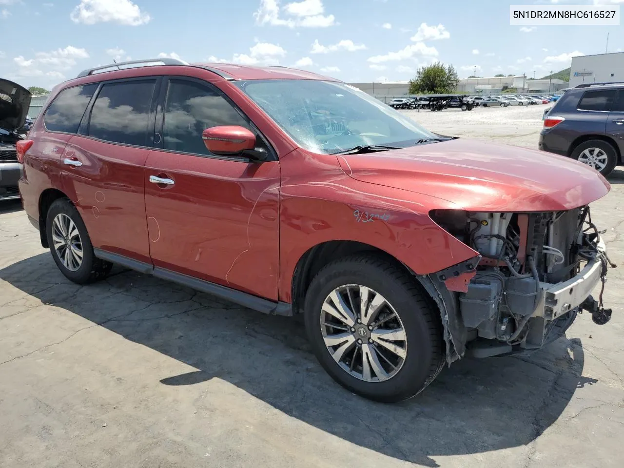 2017 Nissan Pathfinder S VIN: 5N1DR2MN8HC616527 Lot: 65087374