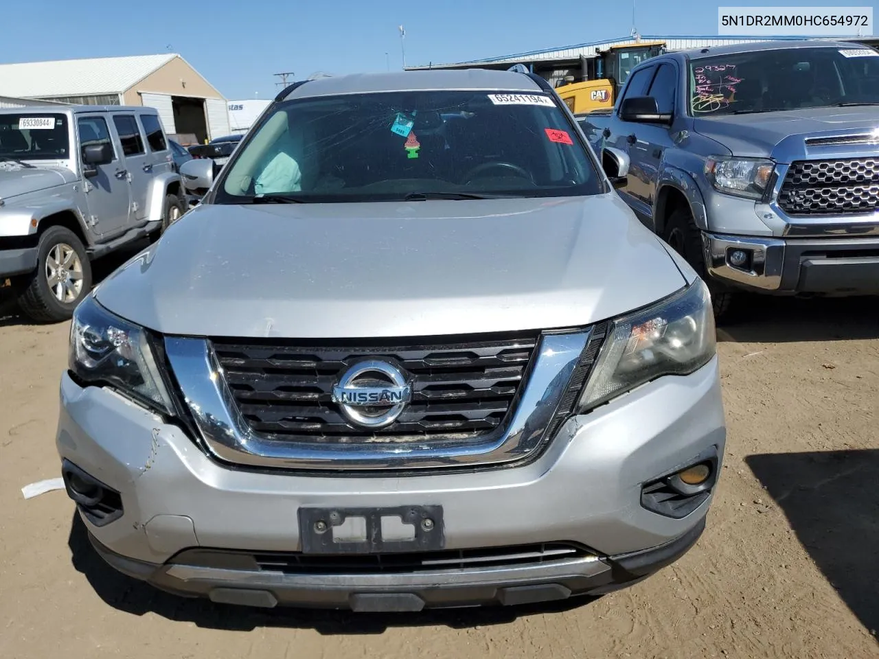 2017 Nissan Pathfinder S VIN: 5N1DR2MM0HC654972 Lot: 65241194