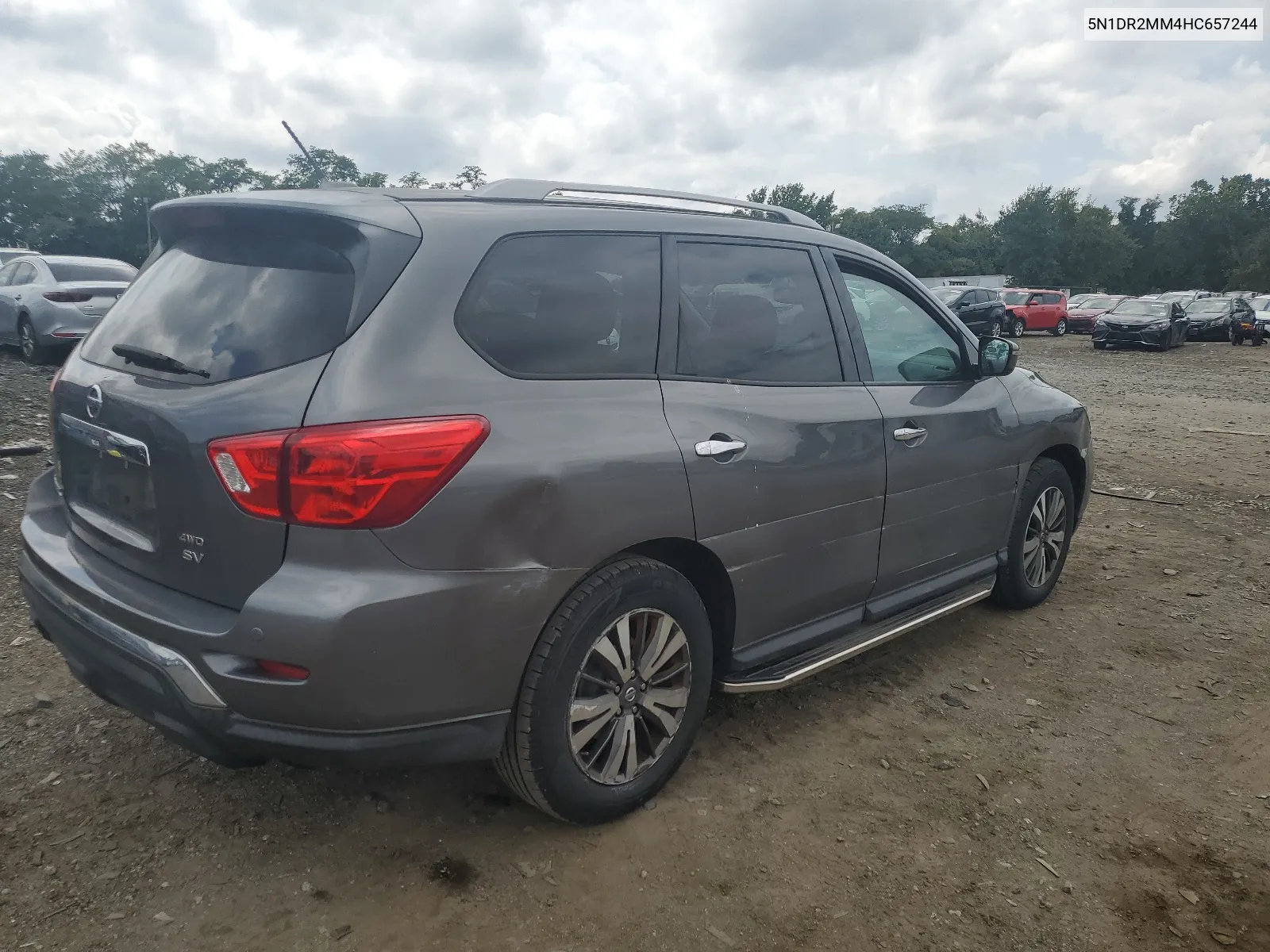 2017 Nissan Pathfinder S VIN: 5N1DR2MM4HC657244 Lot: 65268544