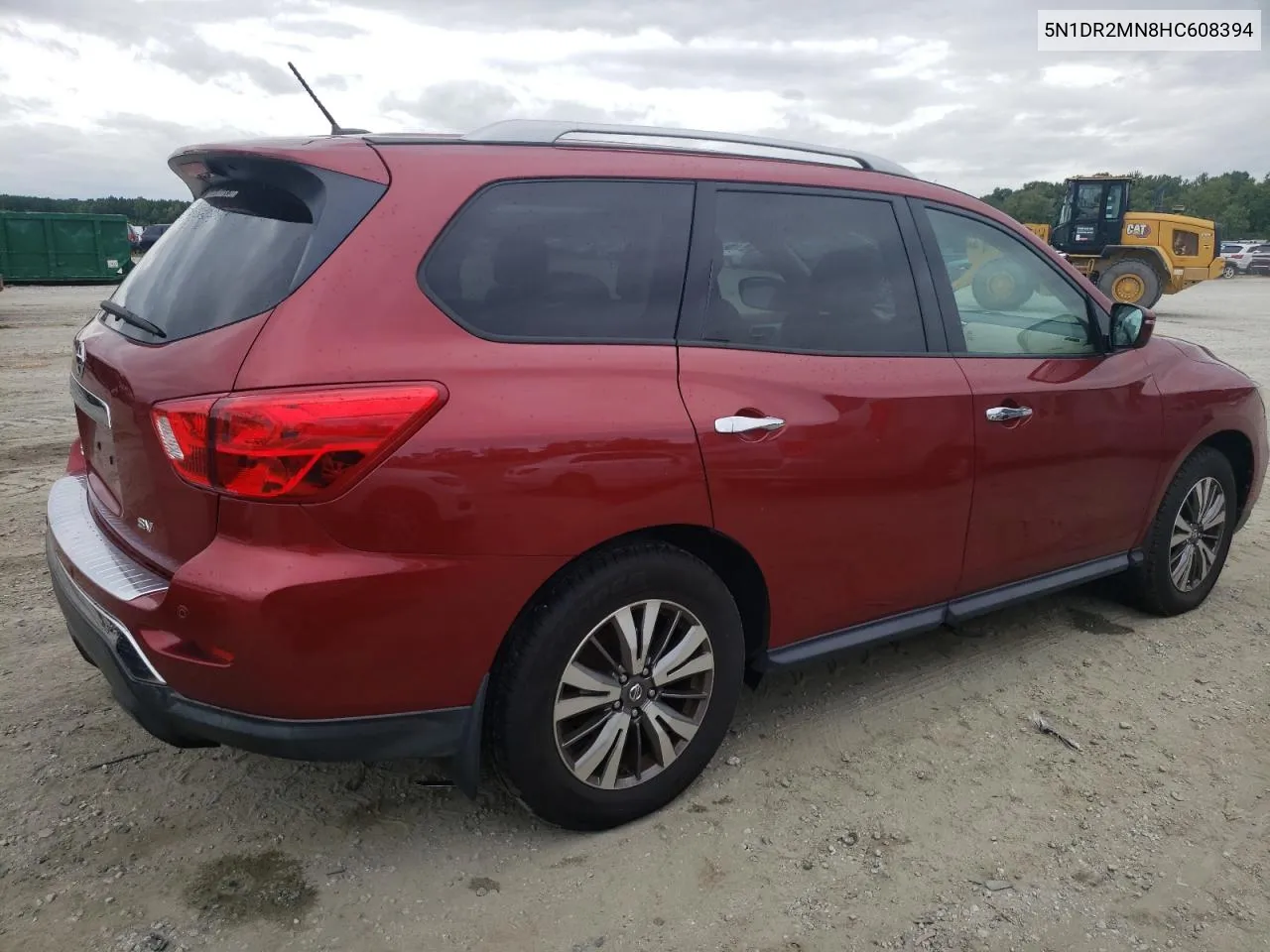 2017 Nissan Pathfinder S VIN: 5N1DR2MN8HC608394 Lot: 65638124