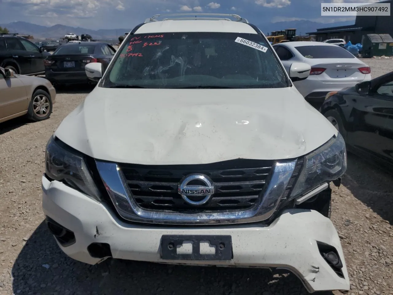 2017 Nissan Pathfinder S VIN: 5N1DR2MM3HC907492 Lot: 66032384