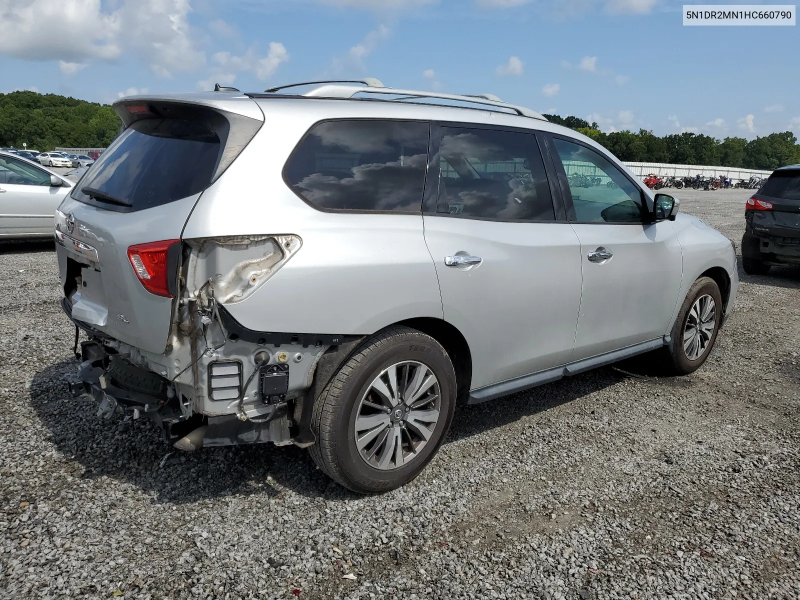 2017 Nissan Pathfinder S VIN: 5N1DR2MN1HC660790 Lot: 66100244