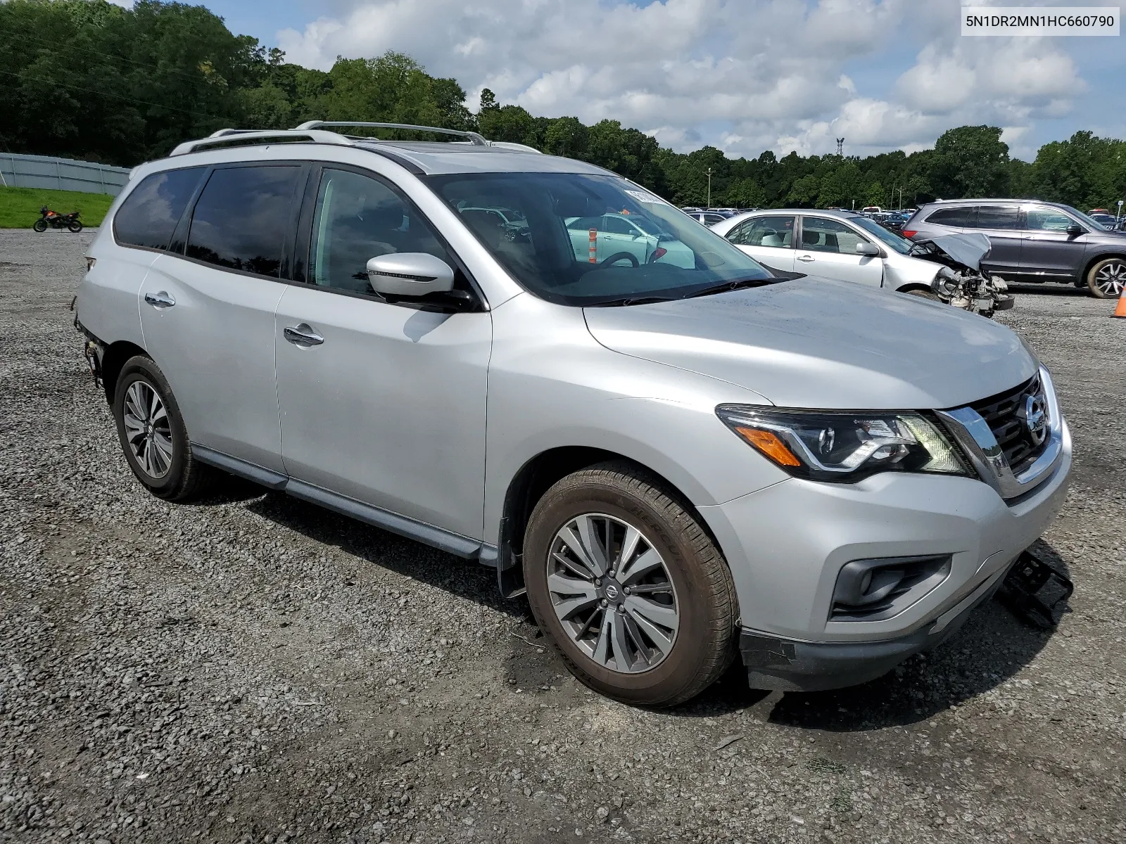 2017 Nissan Pathfinder S VIN: 5N1DR2MN1HC660790 Lot: 66100244