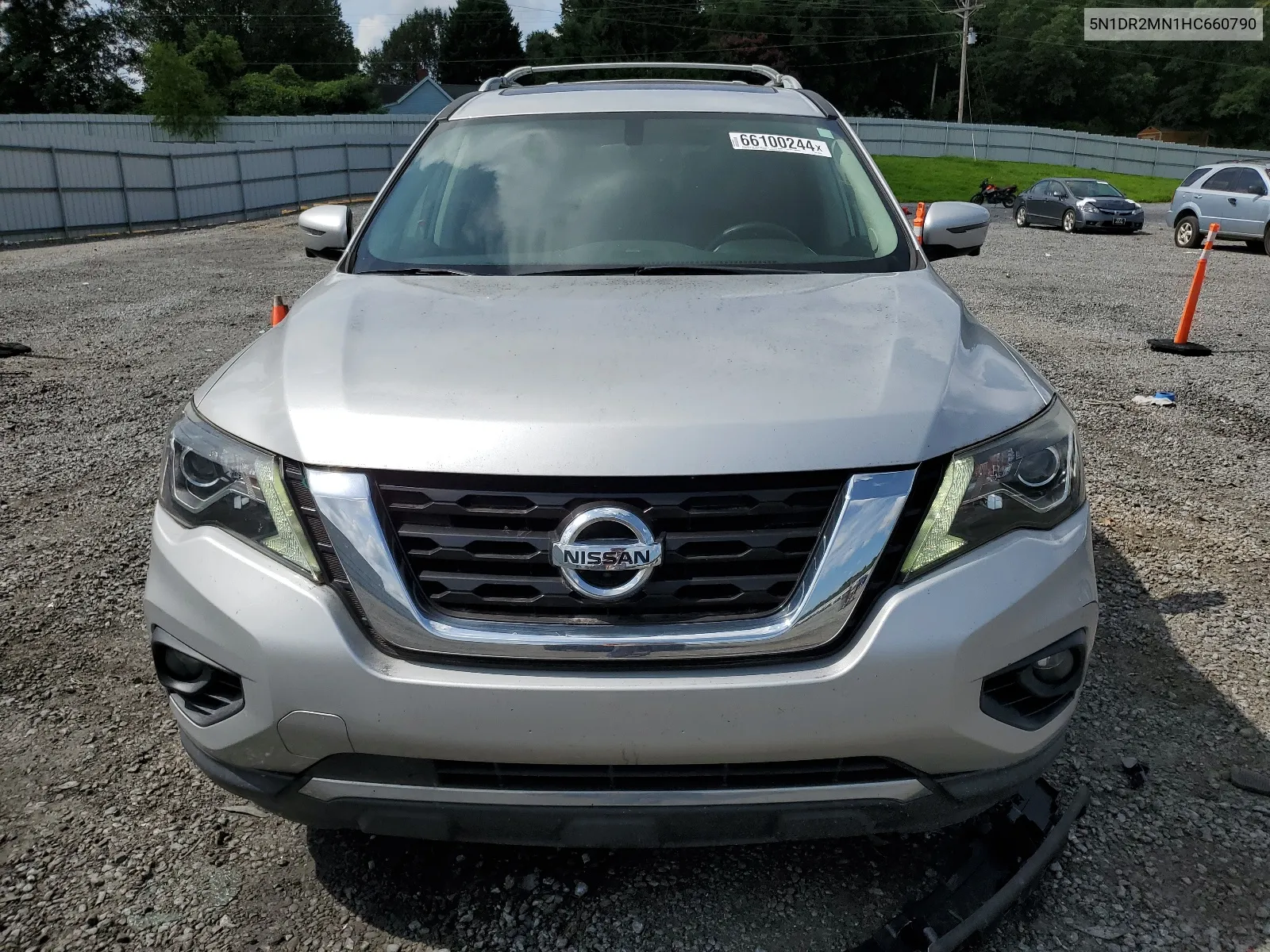 2017 Nissan Pathfinder S VIN: 5N1DR2MN1HC660790 Lot: 66100244