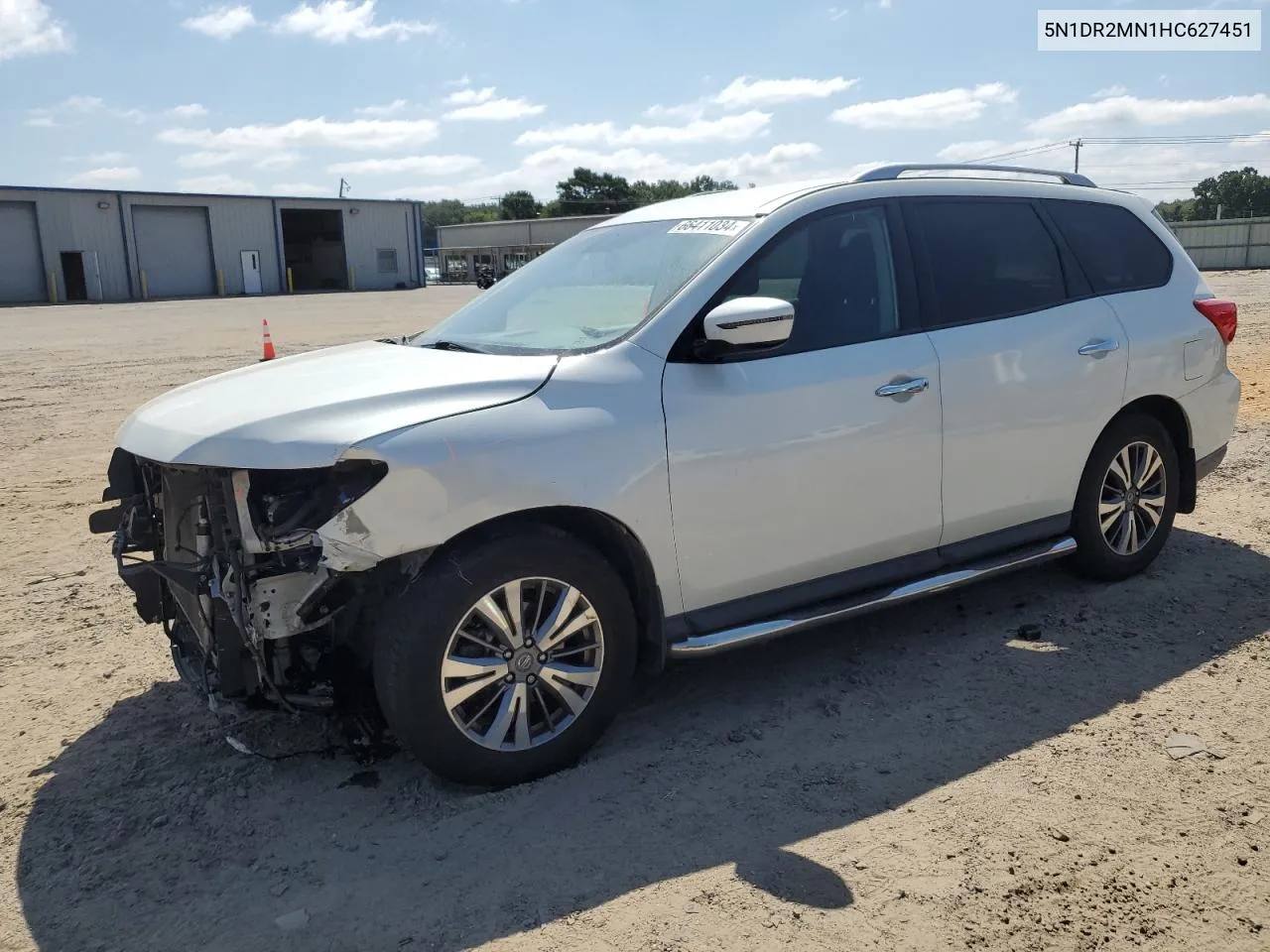 5N1DR2MN1HC627451 2017 Nissan Pathfinder S