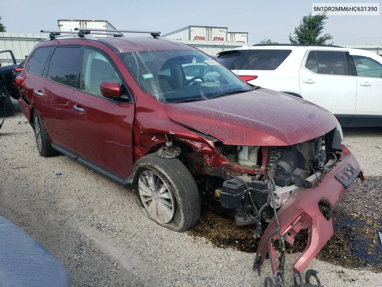 2017 Nissan Pathfinder S VIN: 5N1DR2MM6HC631390 Lot: 67543124