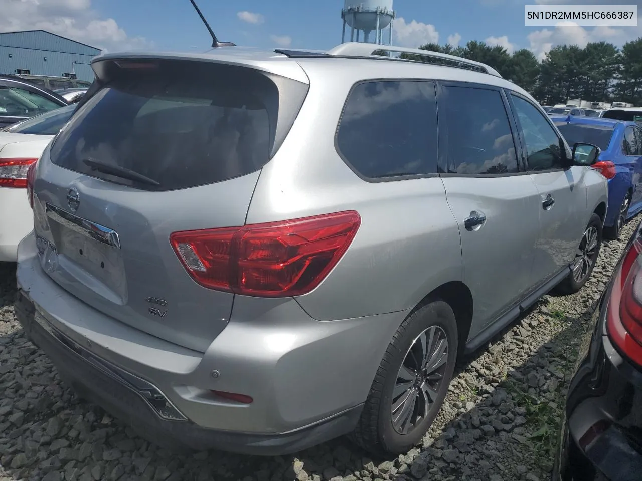 2017 Nissan Pathfinder S VIN: 5N1DR2MM5HC666387 Lot: 67544264