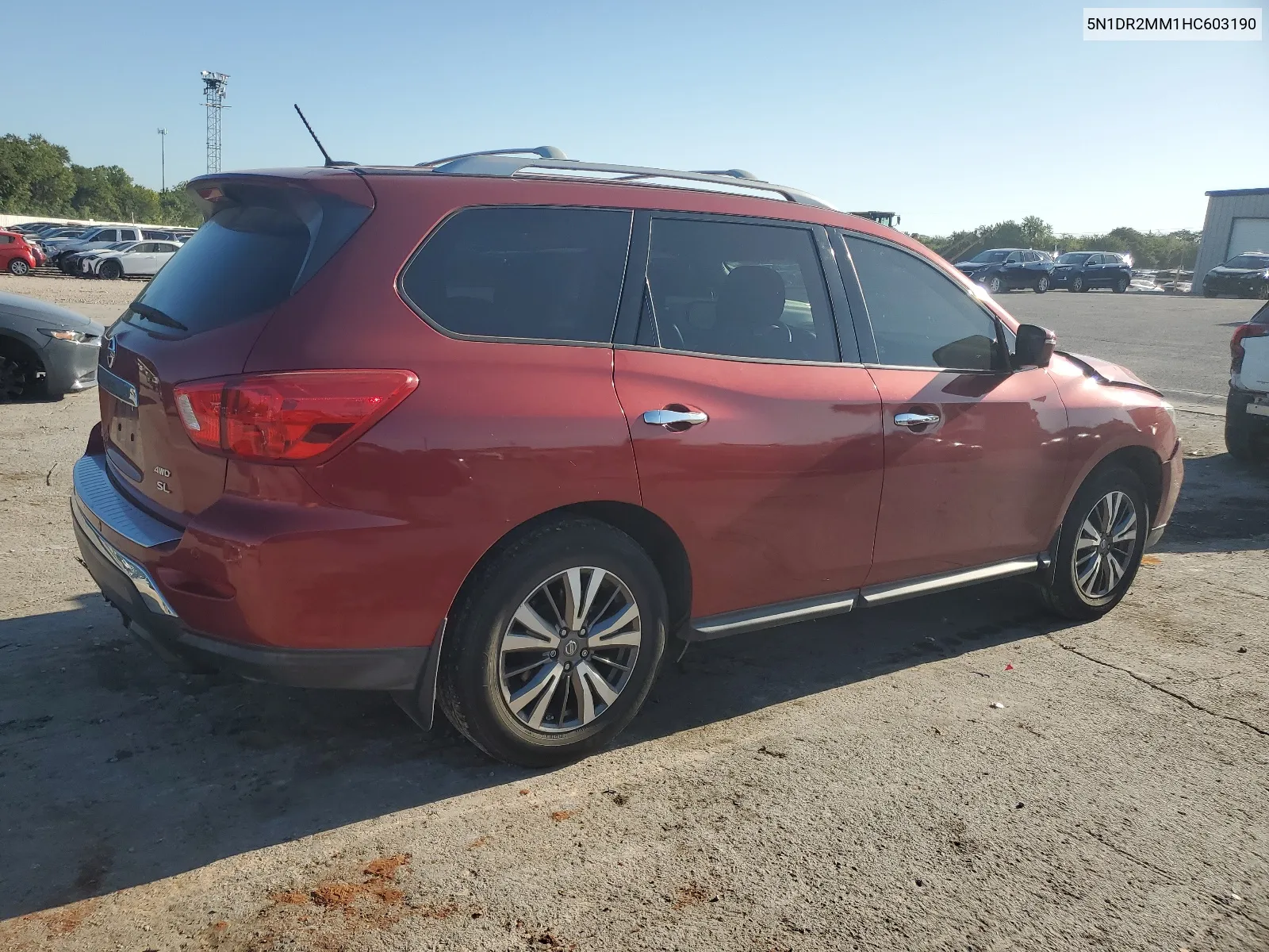 2017 Nissan Pathfinder S VIN: 5N1DR2MM1HC603190 Lot: 67783374