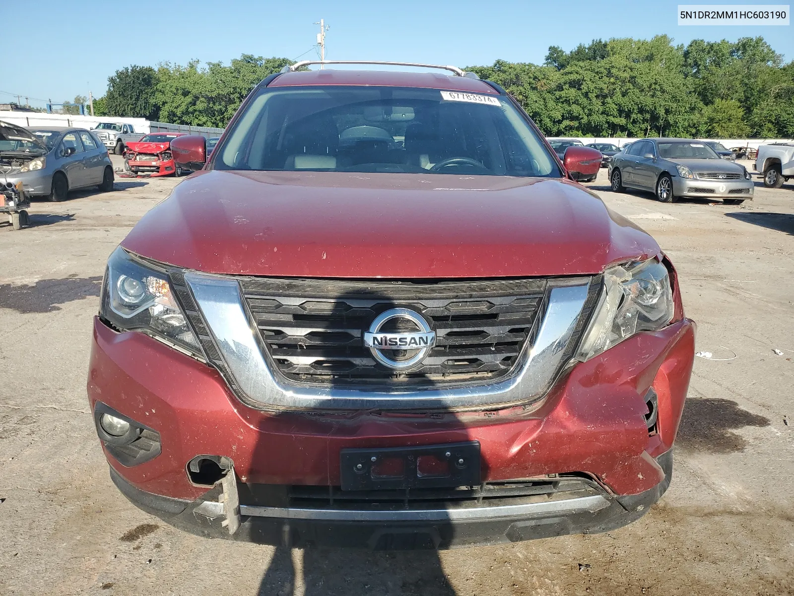 5N1DR2MM1HC603190 2017 Nissan Pathfinder S