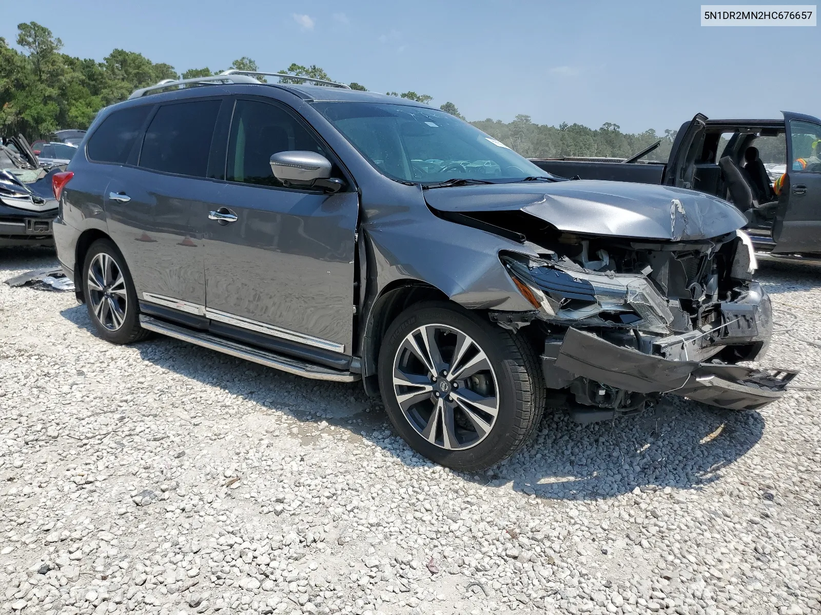 2017 Nissan Pathfinder S VIN: 5N1DR2MN2HC676657 Lot: 68552324