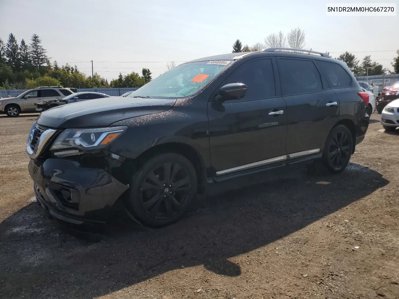 2017 Nissan Pathfinder S VIN: 5N1DR2MM0HC667270 Lot: 68848984