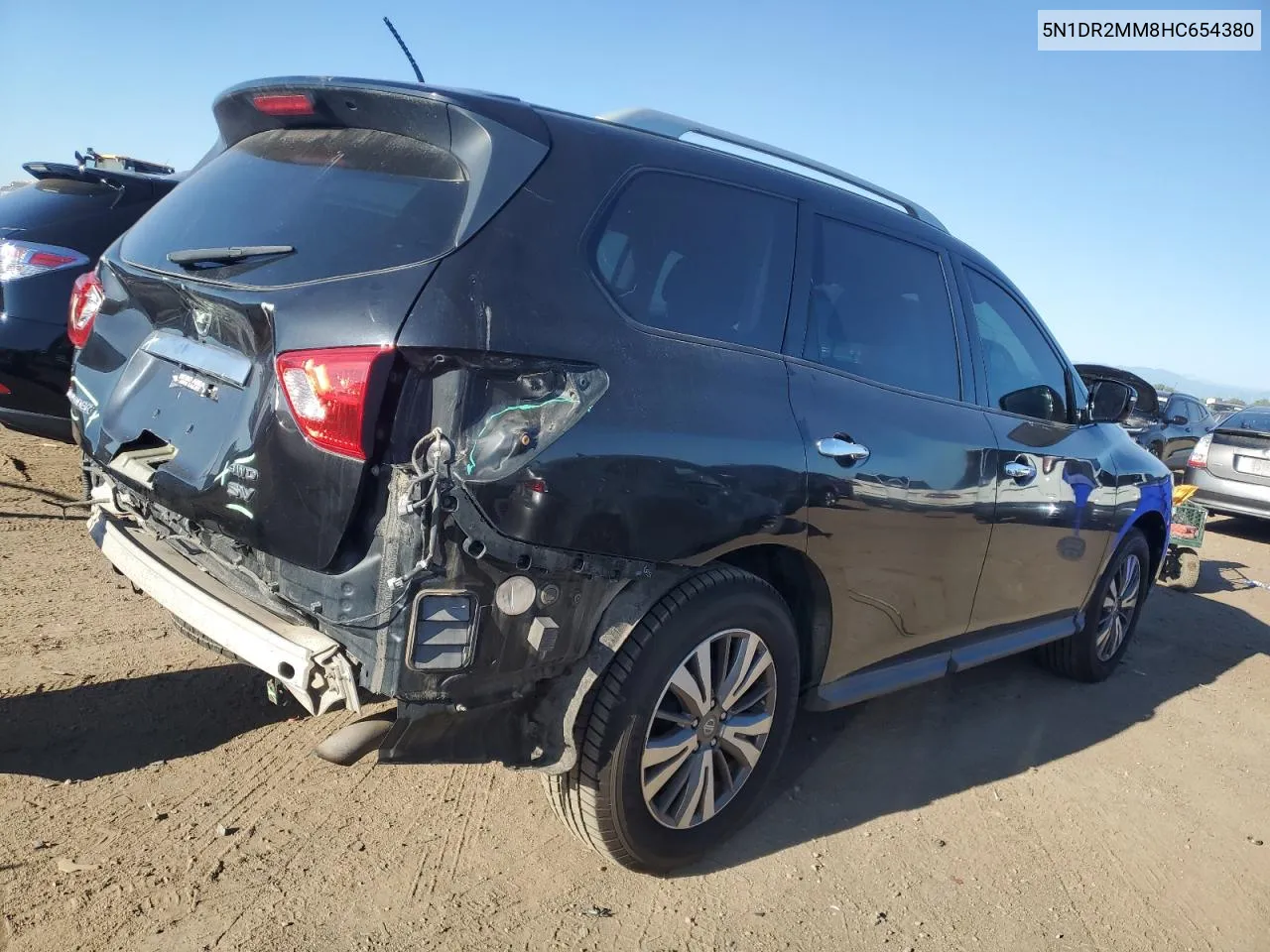 2017 Nissan Pathfinder S VIN: 5N1DR2MM8HC654380 Lot: 68856594