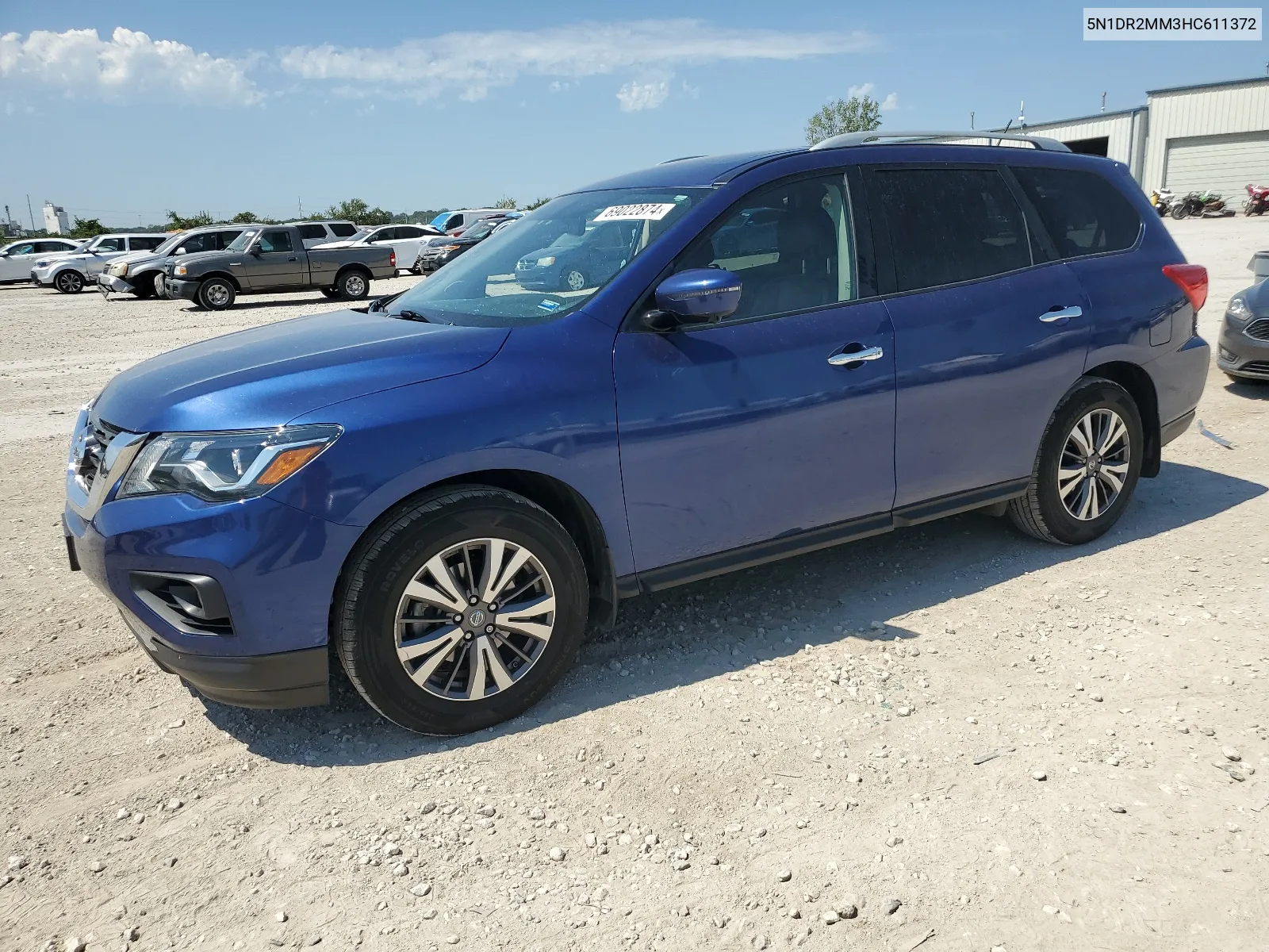 2017 Nissan Pathfinder S VIN: 5N1DR2MM3HC611372 Lot: 69022874