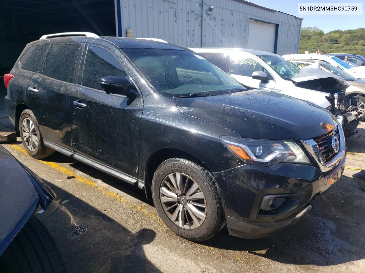 2017 Nissan Pathfinder S VIN: 5N1DR2MM5HC907591 Lot: 69991004