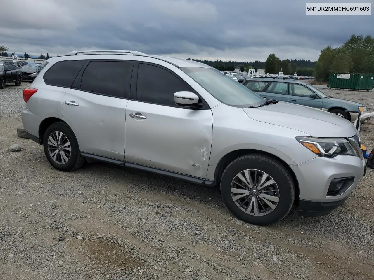 2017 Nissan Pathfinder S VIN: 5N1DR2MM0HC691603 Lot: 70019234