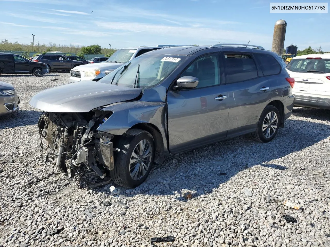 2017 Nissan Pathfinder S VIN: 5N1DR2MN0HC617753 Lot: 70132804