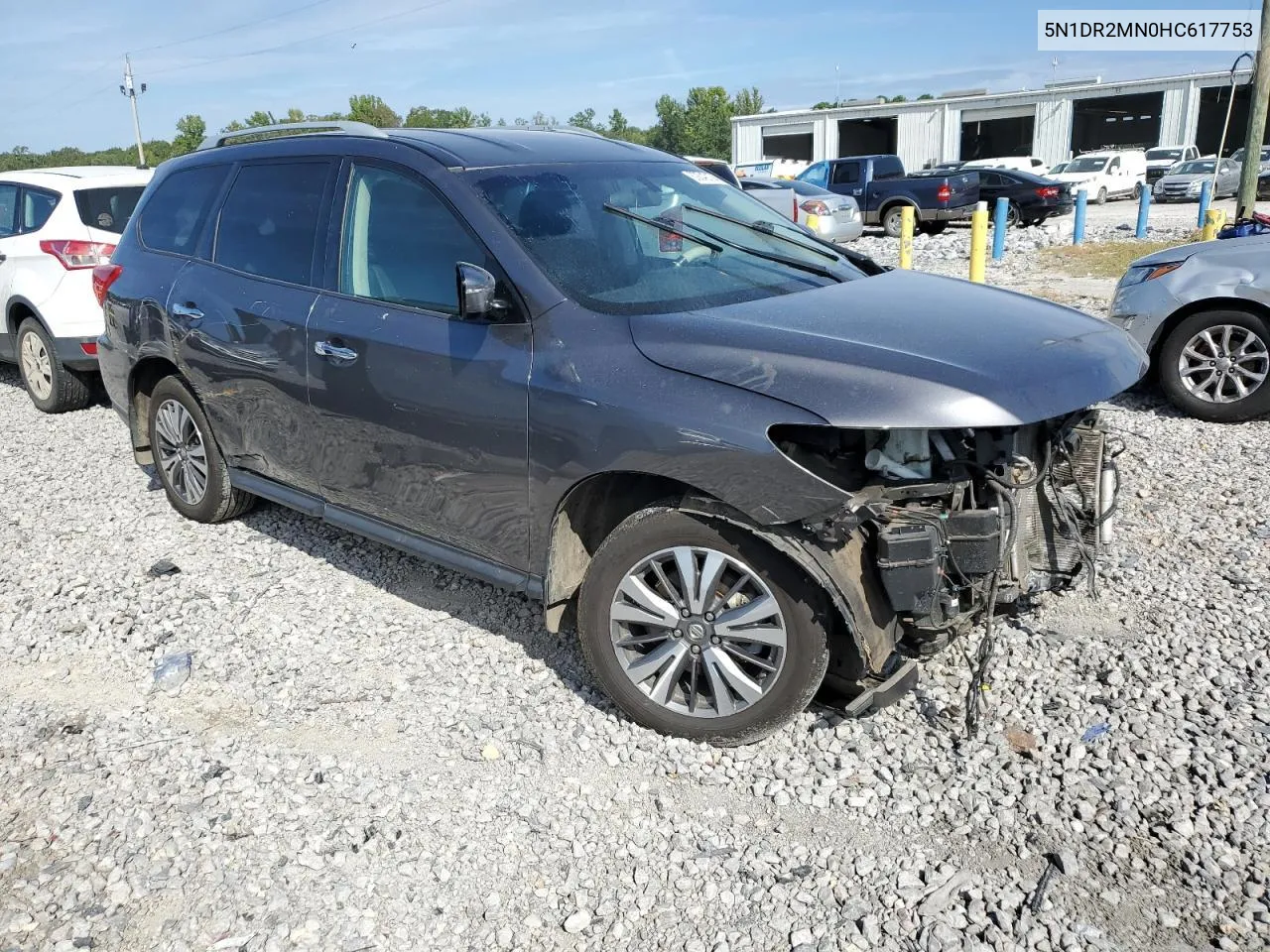 2017 Nissan Pathfinder S VIN: 5N1DR2MN0HC617753 Lot: 70132804