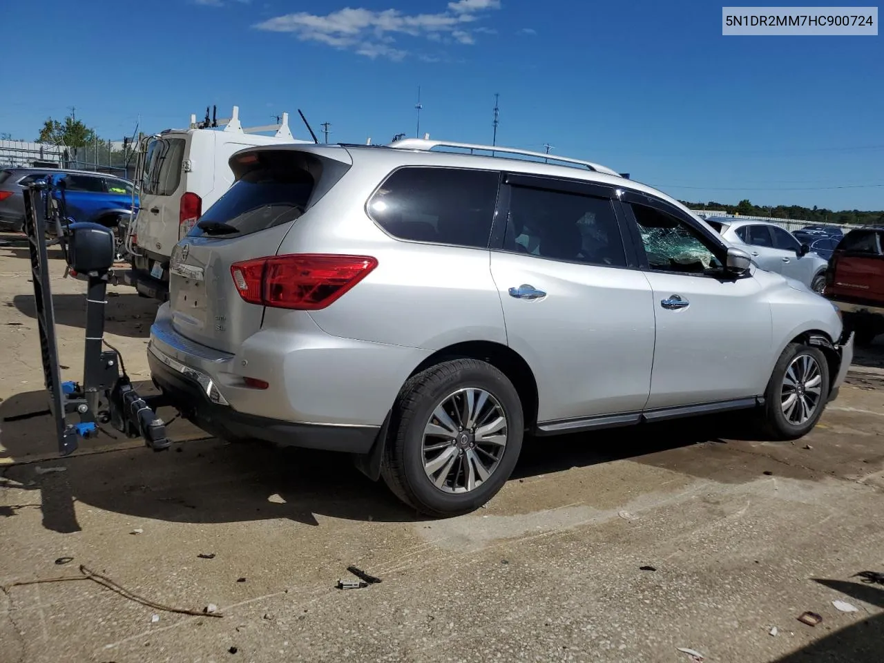 2017 Nissan Pathfinder S VIN: 5N1DR2MM7HC900724 Lot: 70388974