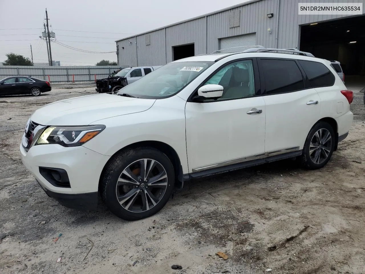 2017 Nissan Pathfinder S VIN: 5N1DR2MN1HC635534 Lot: 70392774