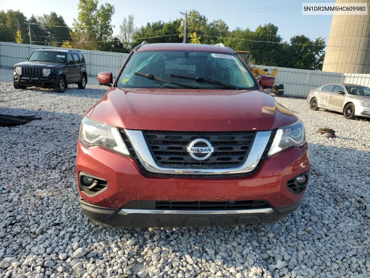 2017 Nissan Pathfinder S VIN: 5N1DR2MM5HC609980 Lot: 70520514