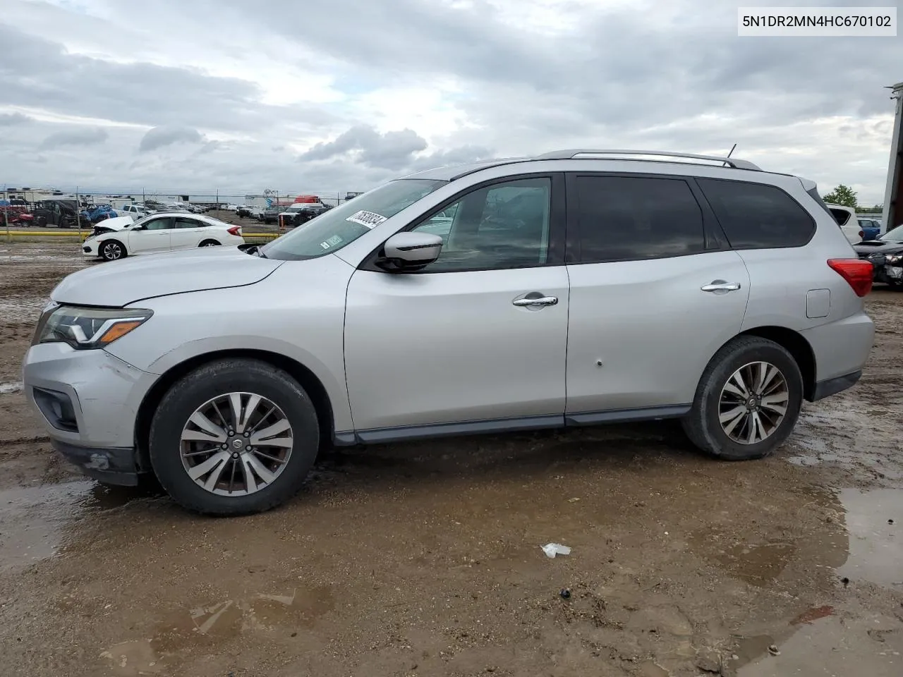 5N1DR2MN4HC670102 2017 Nissan Pathfinder S