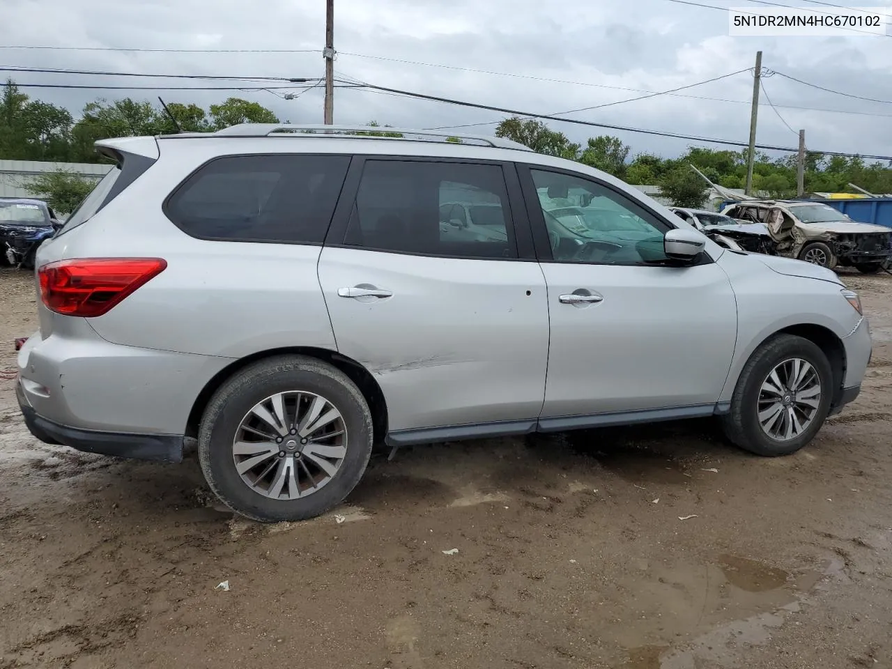 2017 Nissan Pathfinder S VIN: 5N1DR2MN4HC670102 Lot: 70538834