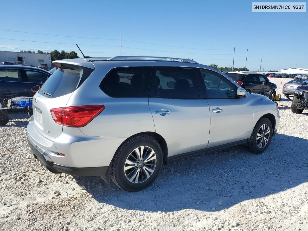 5N1DR2MN7HC619337 2017 Nissan Pathfinder S