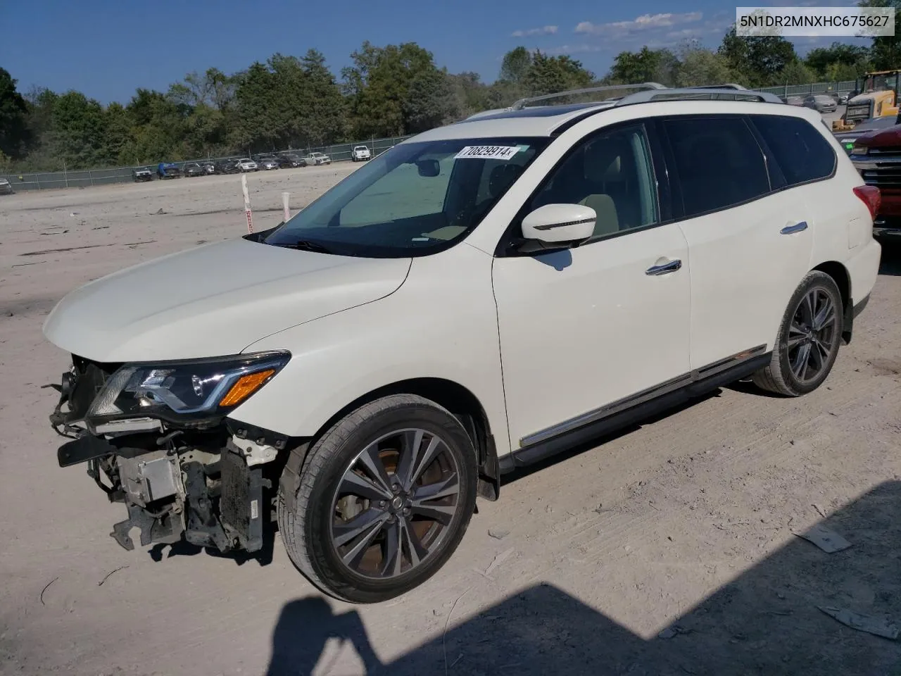 2017 Nissan Pathfinder S VIN: 5N1DR2MNXHC675627 Lot: 70829914