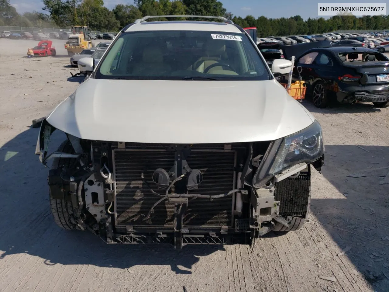 2017 Nissan Pathfinder S VIN: 5N1DR2MNXHC675627 Lot: 70829914