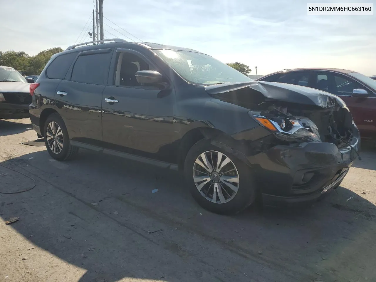 2017 Nissan Pathfinder S VIN: 5N1DR2MM6HC663160 Lot: 71086964