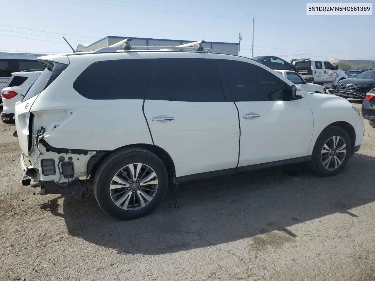 2017 Nissan Pathfinder S VIN: 5N1DR2MN5HC661389 Lot: 71121174