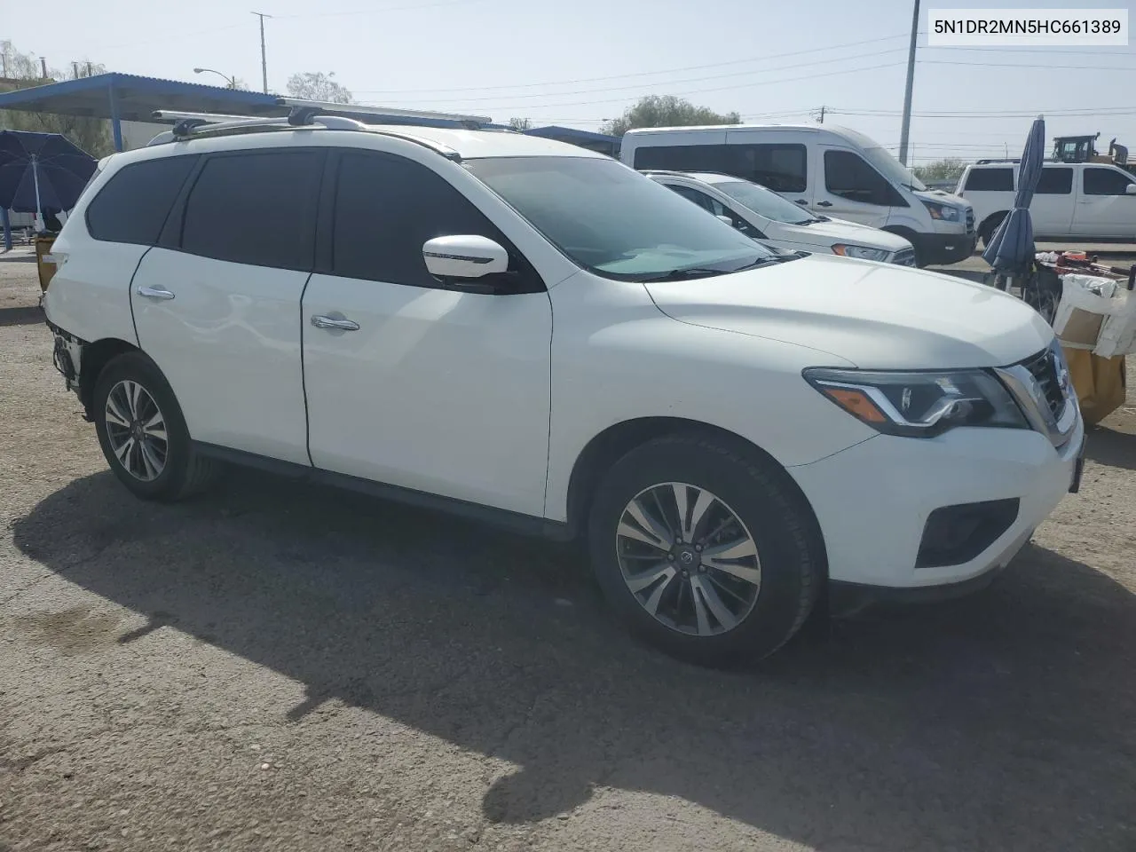 2017 Nissan Pathfinder S VIN: 5N1DR2MN5HC661389 Lot: 71121174