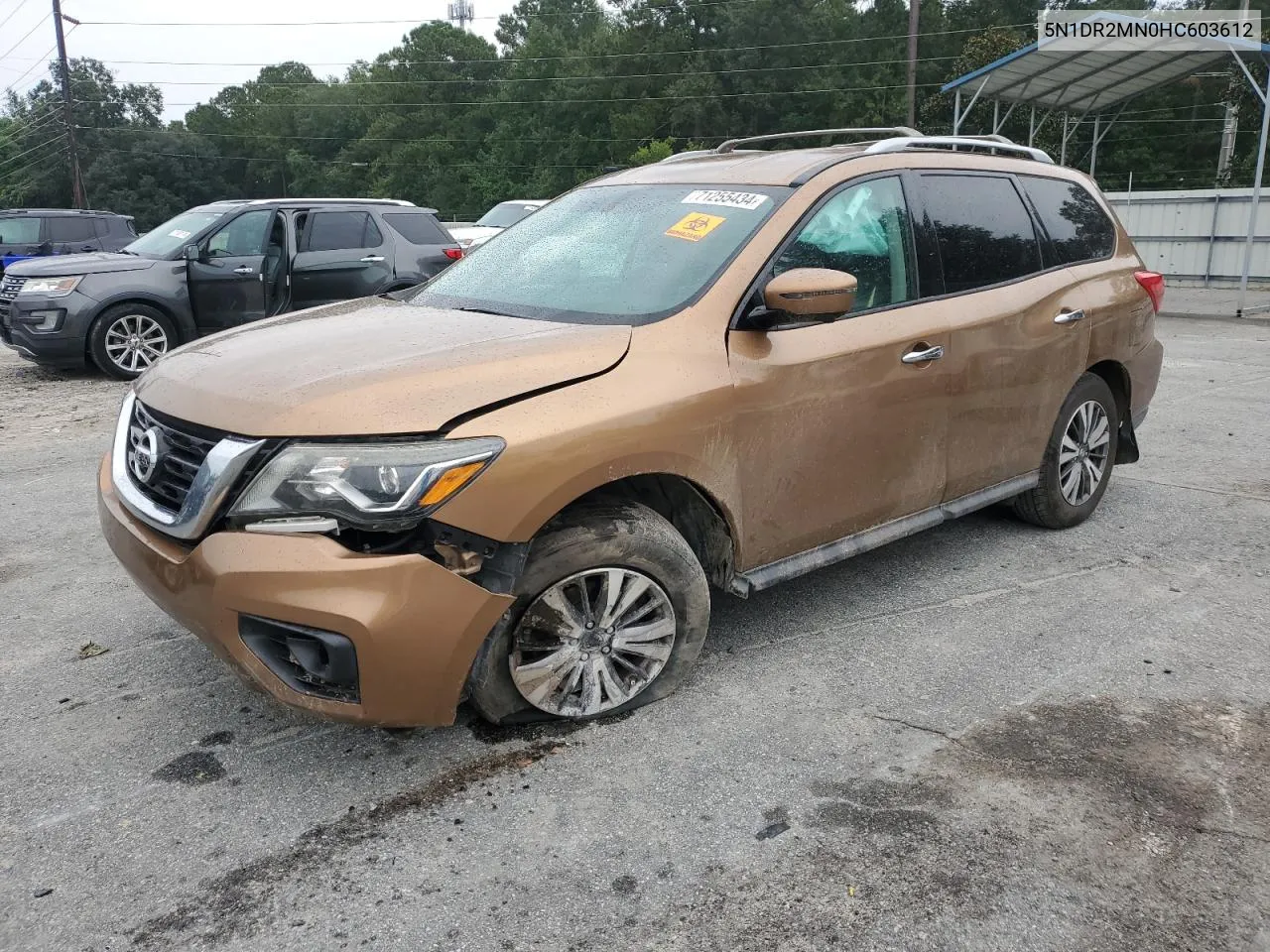 2017 Nissan Pathfinder S VIN: 5N1DR2MN0HC603612 Lot: 71255434