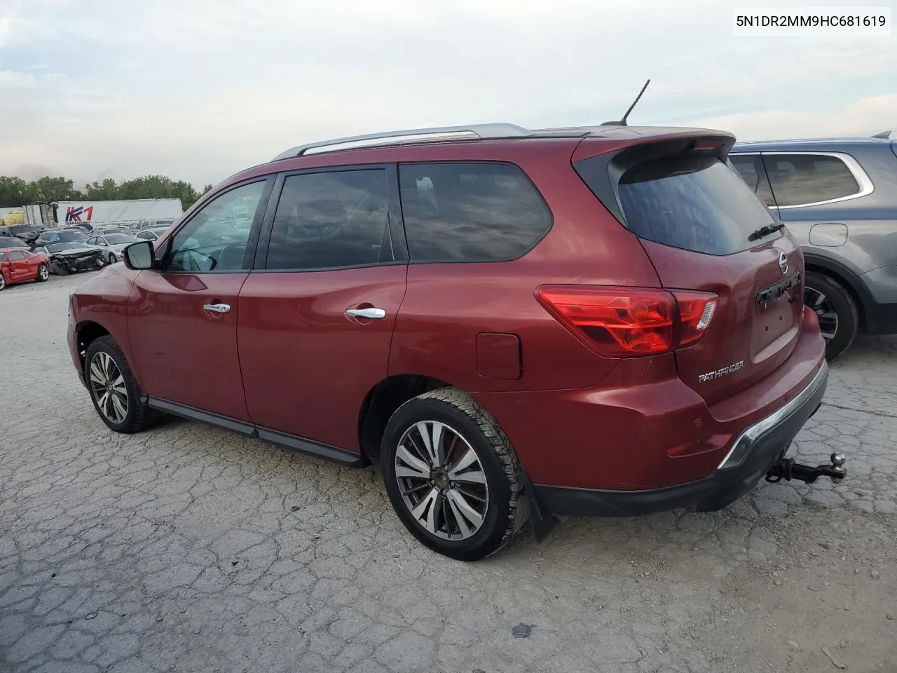 2017 Nissan Pathfinder S VIN: 5N1DR2MM9HC681619 Lot: 71420134