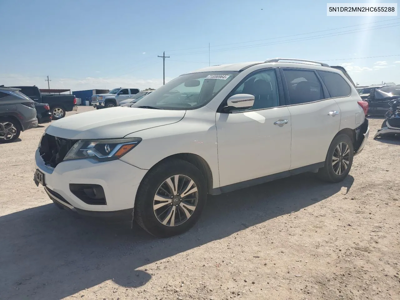 5N1DR2MN2HC655288 2017 Nissan Pathfinder S