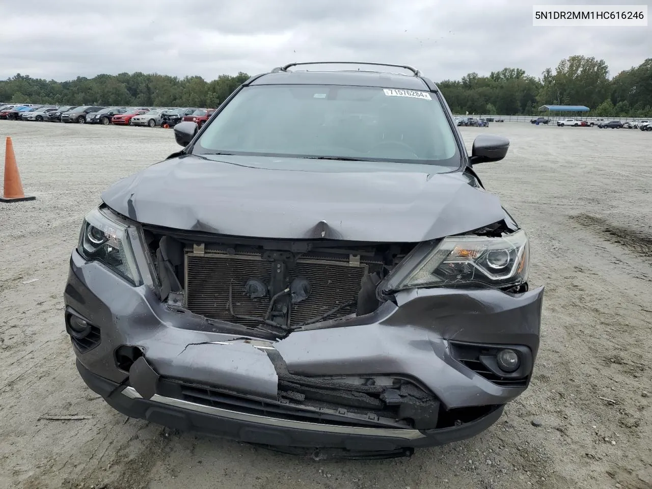 2017 Nissan Pathfinder S VIN: 5N1DR2MM1HC616246 Lot: 71576284