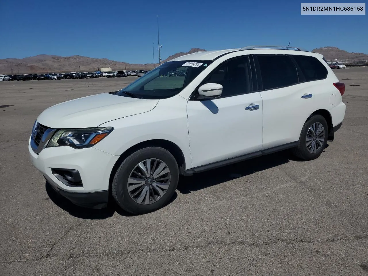 2017 Nissan Pathfinder S VIN: 5N1DR2MN1HC686158 Lot: 71810414